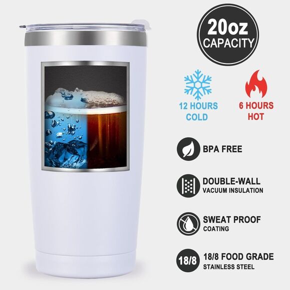 Chaos Coordinator funny mug tumbler office coworker gift 20 Oz white - Picture 2 of 4